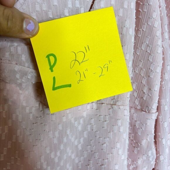 Showpo Womens Bodysuit Blouse Top Pink 16 Balloon Sleeve Ruched Swiss Dot - Picture 11 of 12